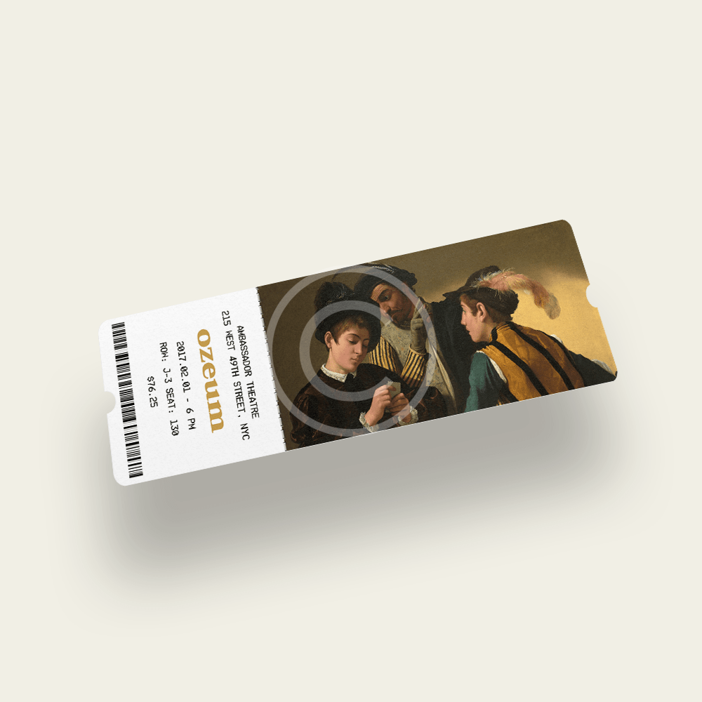 Ticket to the Gallery of Caravaggio's Works