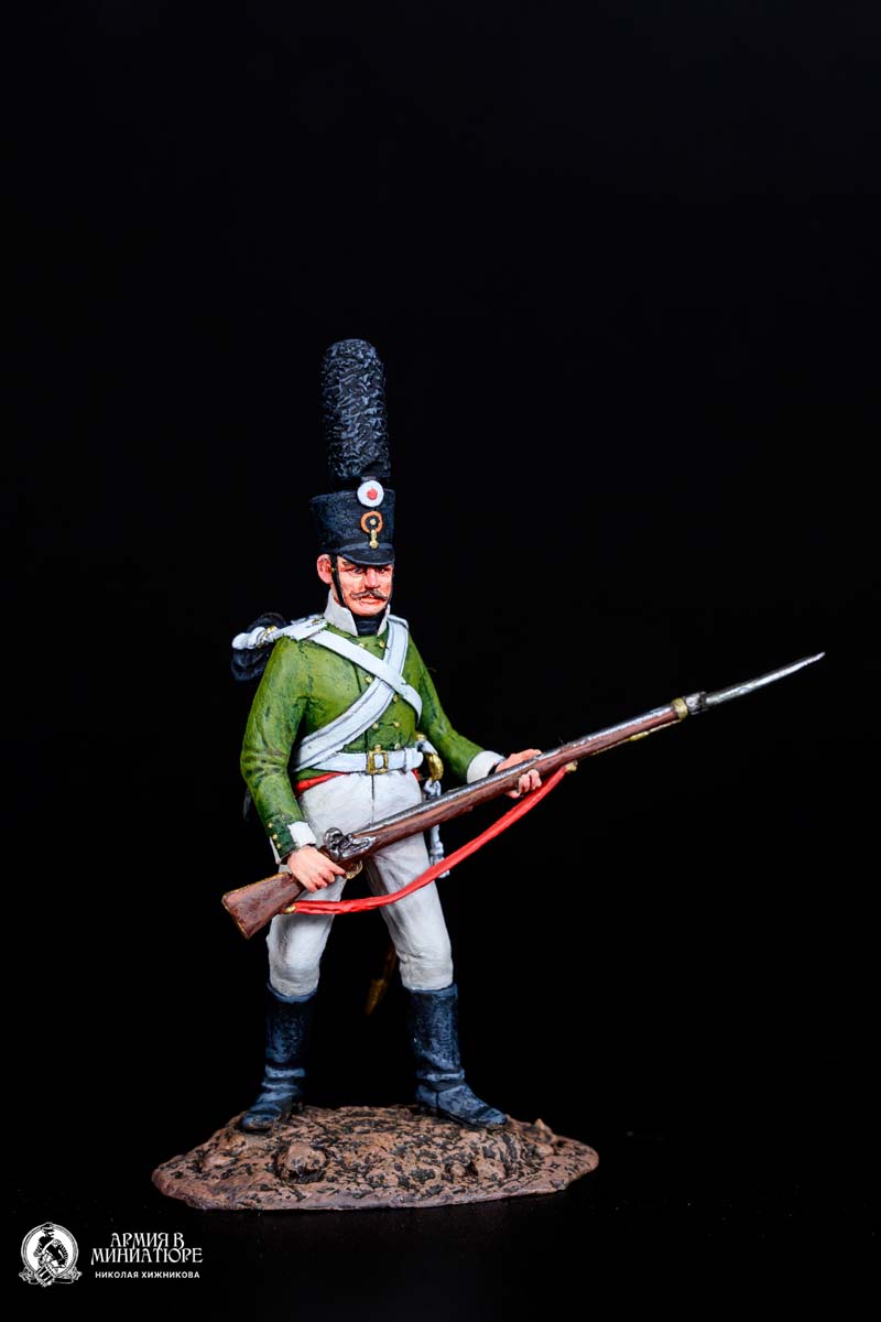 Рядовой пехотного полка, Россия, 1805 г.