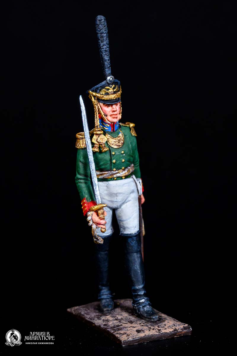 Обер-офицер лейб-гвардии Семеновского полка. Россия, 1812 г.