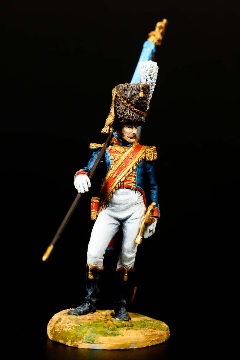 Знаменосец гвардейских гренадеров Неаполя, 1812 г.