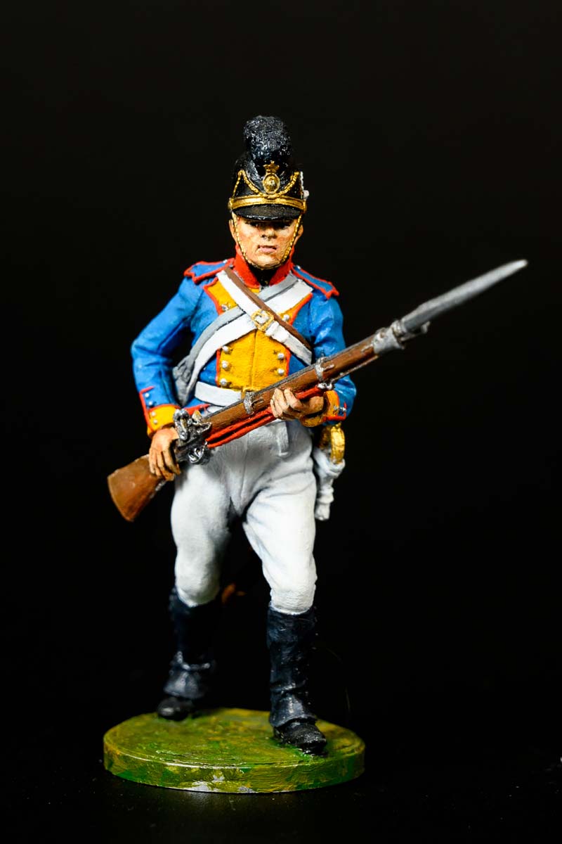 Фузилер 9-го линейного полка фон Изенбурга. Бавария, 1806-07 гг.