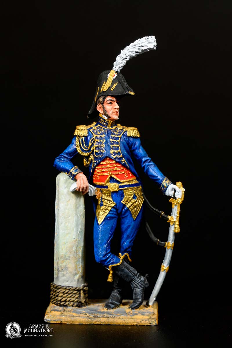 Офицер батальона моряков Имп. Гвардии. Франция, 1809-12 гг.