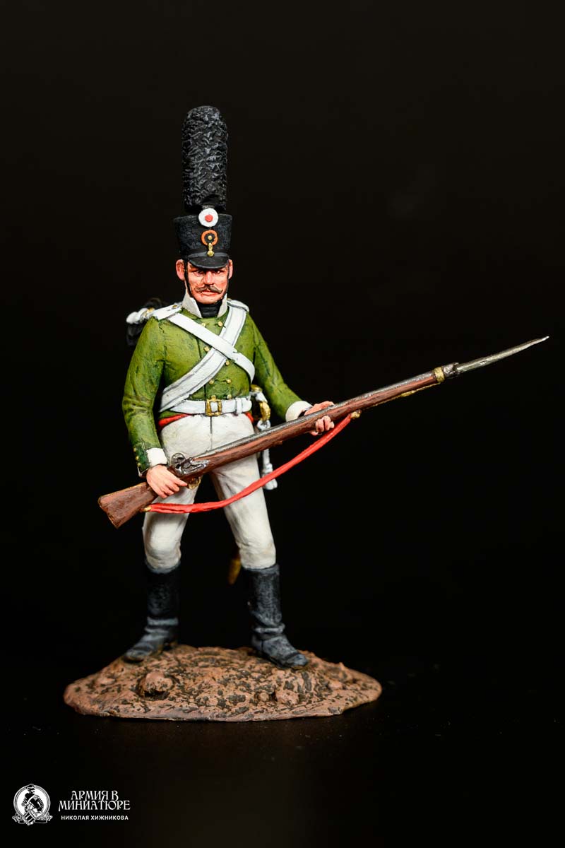 Рядовой пехотного полка. Россия, 1805 г.