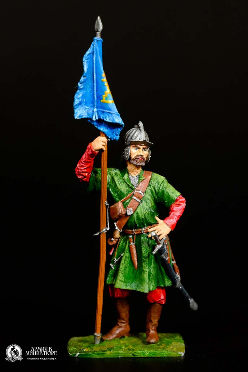 Подпрапорщик рейтарских полков, Россия 1655-99 гг.